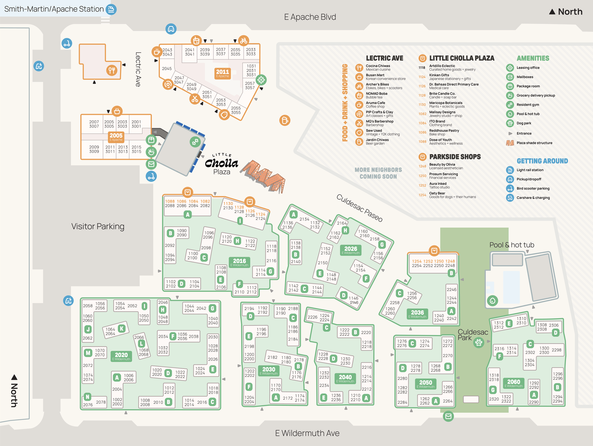 Tempe site plan